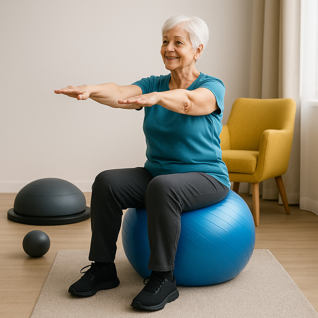 Top Stability Balls for Seniors: Strength, Balance & Flexibility in Small Spaces